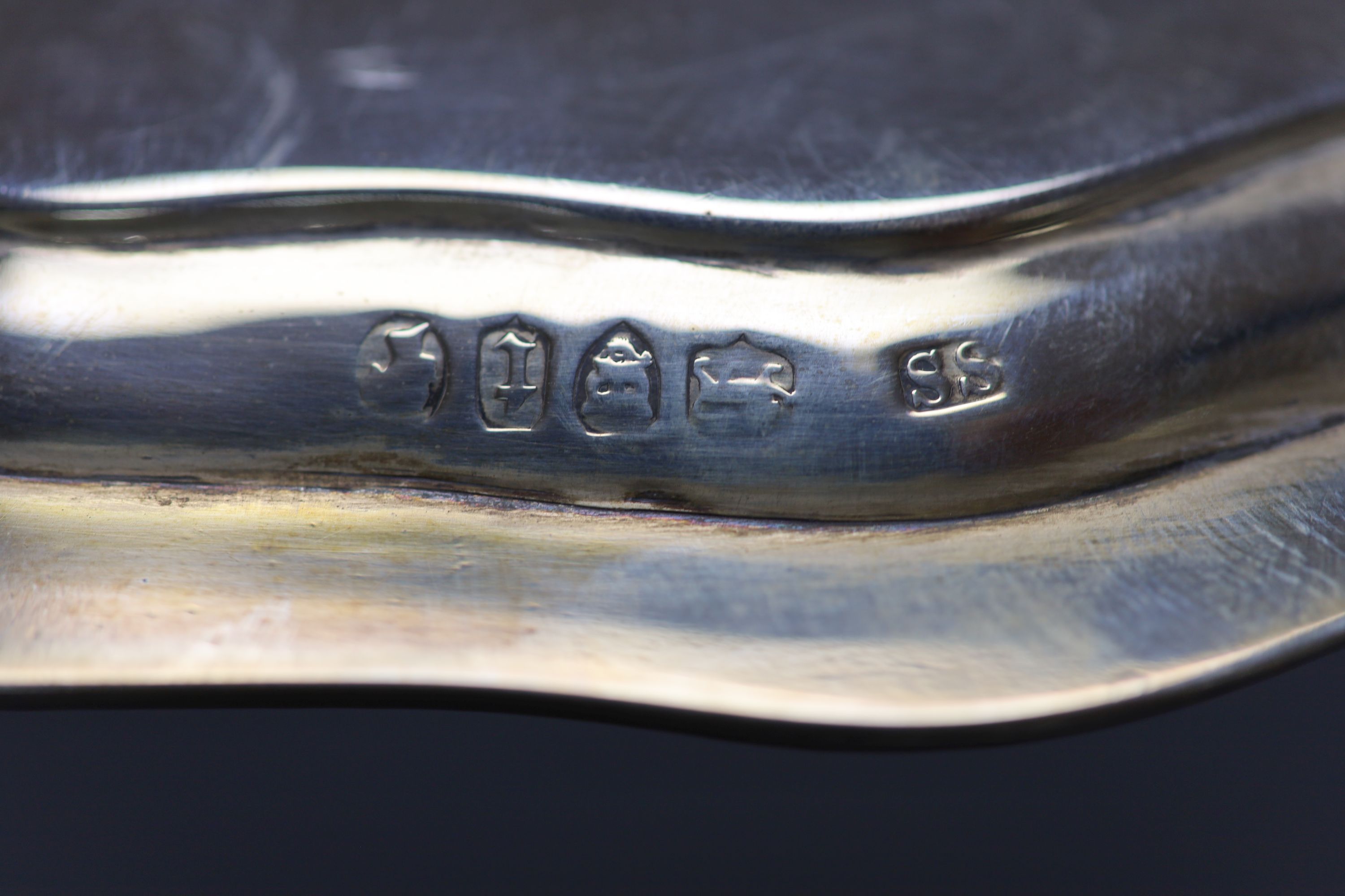 A Victorian silver salver, with engraved inscription, Samuel Smily, London, 1874, 25.3cm
